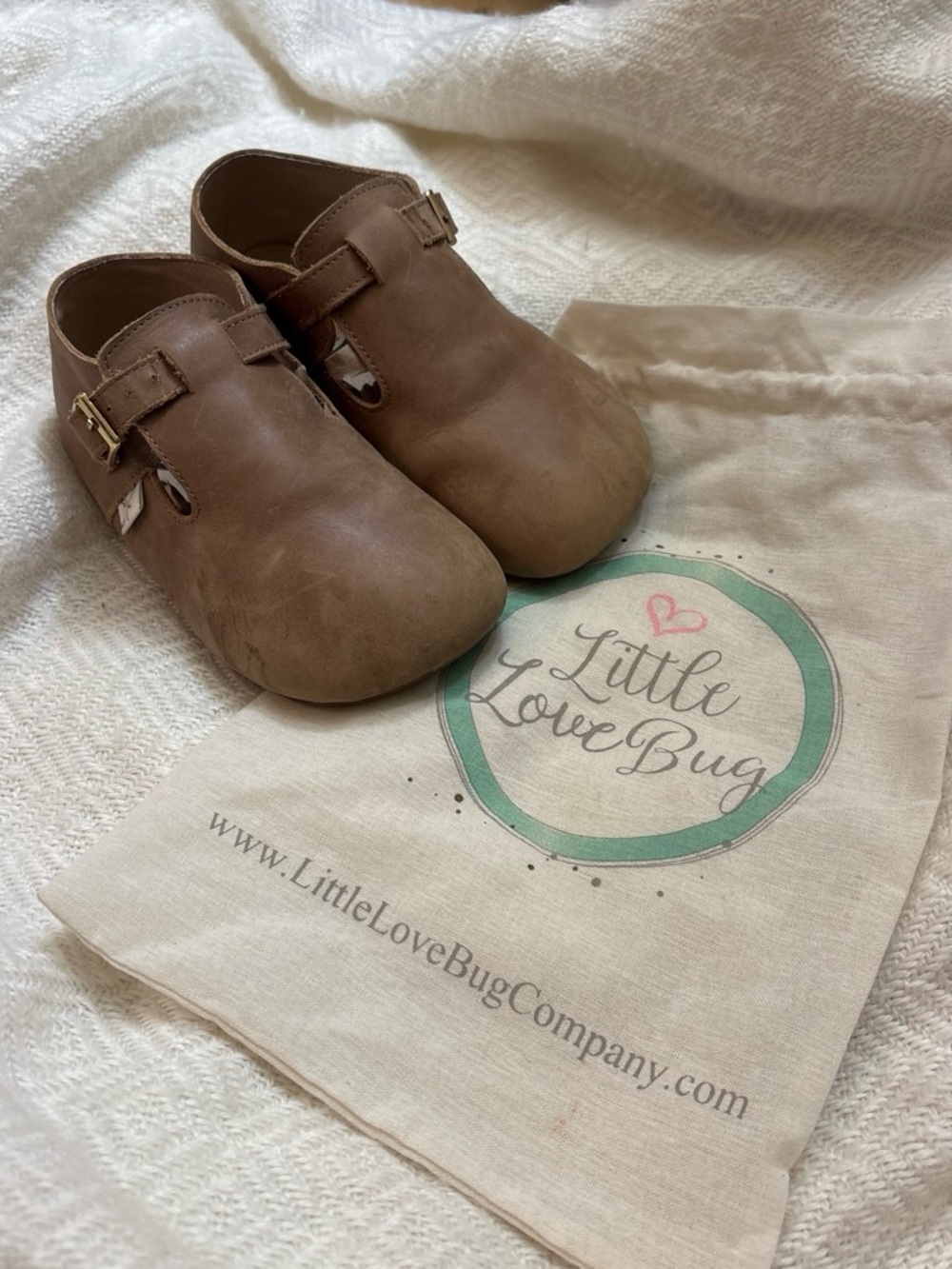 Little Love Bug Company brown leather shoes